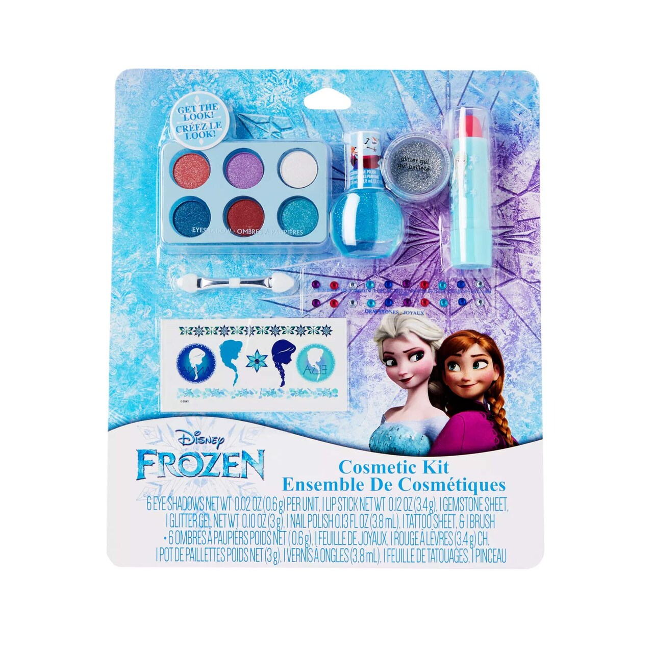 Kids Frozen Makeup Kit Disney Princess Face Paint Set for Elsa & Anna Looks